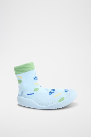 Chaussons-chaussettes - Bleu