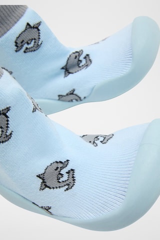 Chaussons-chaussettes - Ciel