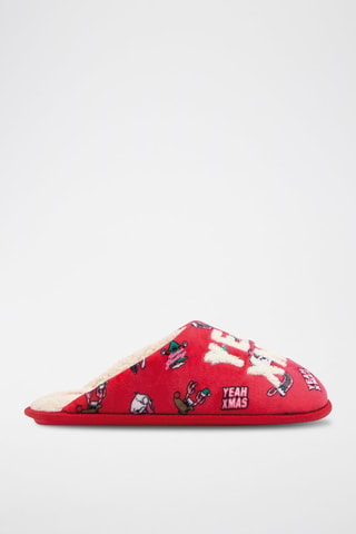 Pantofole imbottite - Rosso