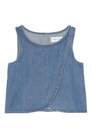 Canotta in jeans - Blu