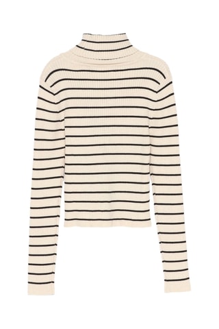 Pull - Beige et noir