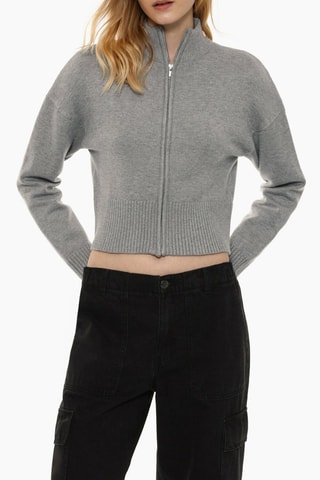 Cardigan - Grigio melange