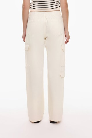 Pantaloni cargo - Ecrù