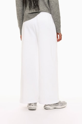 Pantaloni wide legs - bianco