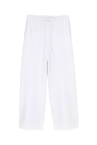 Pantaloni wide legs - bianco