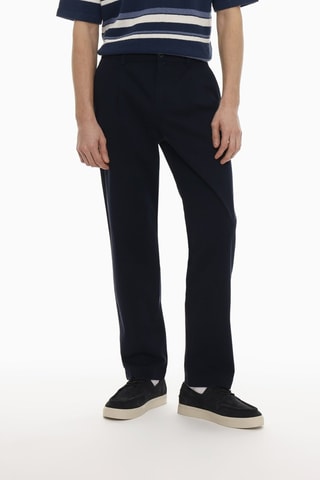 Pantaloni chino relaxed - Navy
