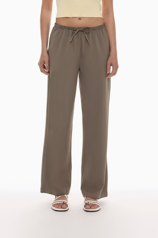 Pantalón straight - Marrón