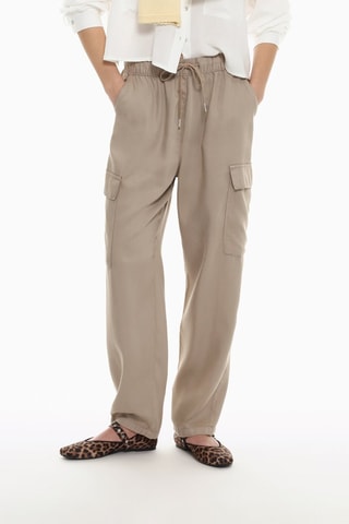 Pantaloni cargo - Beige