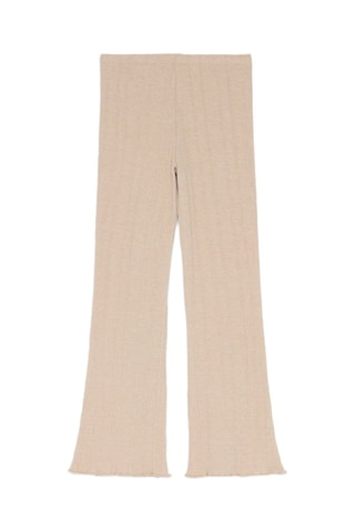 Pantaloni flare - Cammello