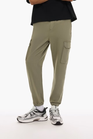 Pantaloni sportivi in pile - Kaki