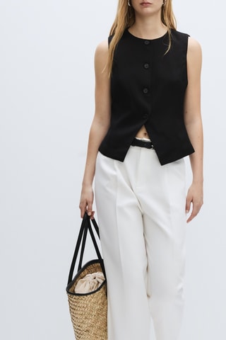 Pantalon 7/8 - Blanc