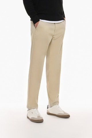 Pantaloni chino slim - Ecrù