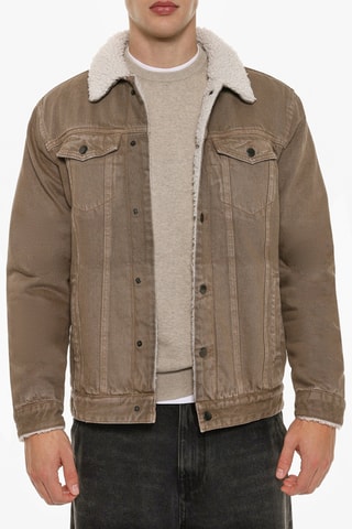 Veste en jean - Marron