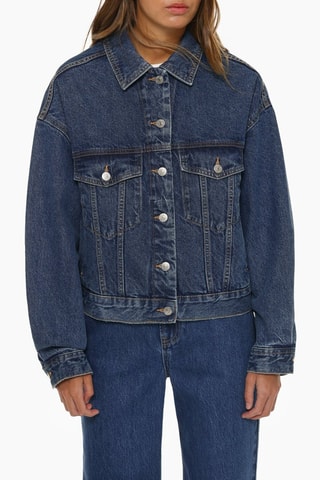 Veste en jean - Bleu foncé