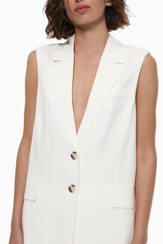 Veste sans manches - Blanc