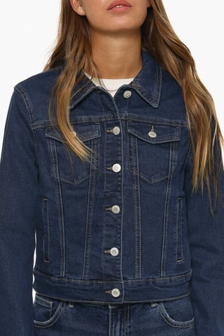 Veste en jean - Bleu marine