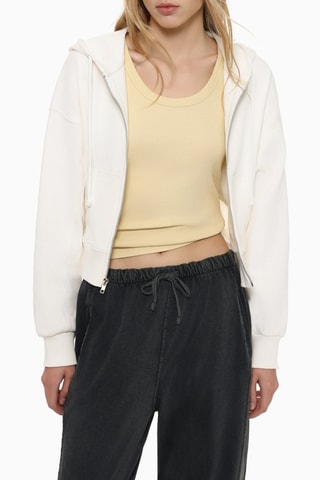 Veste à capuche - Blanc