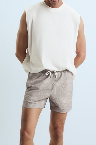 Short de bain - Beige