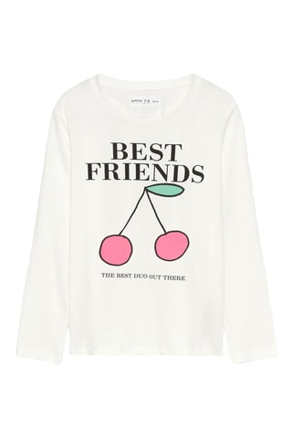 T-shirt de pyjama de pyjama - Blanc