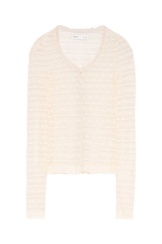 Top dentelle - Blanc