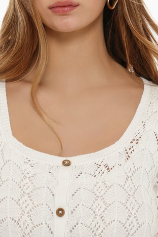 Robe droite - Ecru