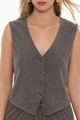 Gilet da completo - Taupe