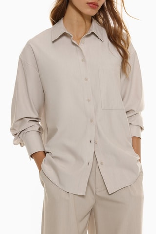 Camicia oversize - Ecrù
