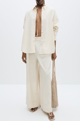 Chemisier en lin - Beige