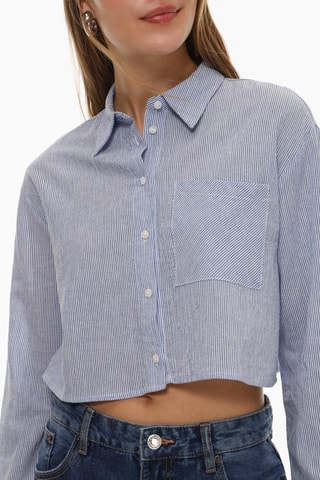 Camicia corta - Azzurro