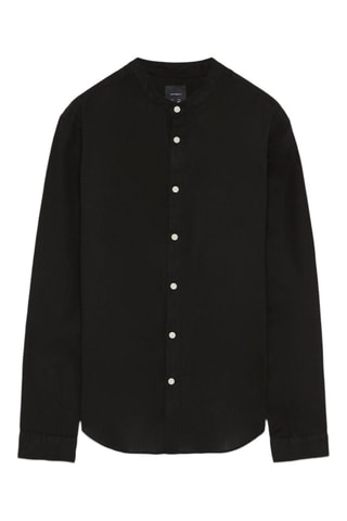 Camicia in lino - Nero