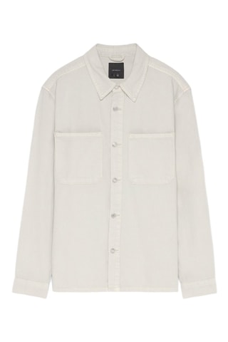 Surchemise en jean - Blanc