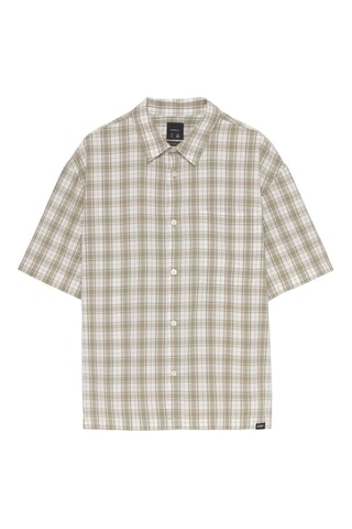 Chemise - Blanc et taupe