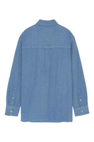 Chemise en lin - Bleu cobalt