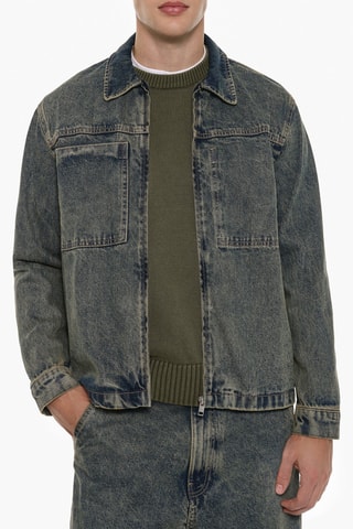 Surchemise en jean - Bleu foncé