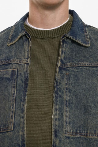 Surchemise en jean - Bleu foncé