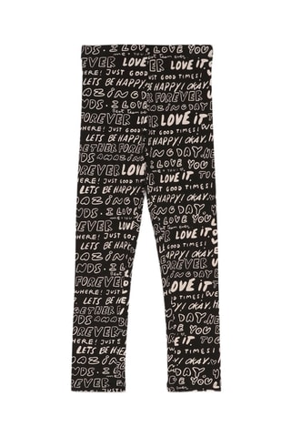 2 leggings - Nero