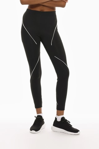 Leggings a vita alta - Nero
