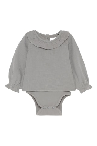 Body trompe-l’œil - Gris foncé