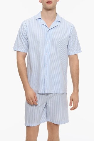 Pyjama - Bleu clair et blanc