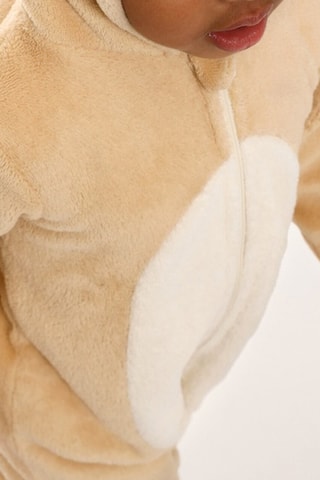 Combinaison de pyjama à capuche - Beige