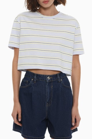T-shirt cropped - Malva