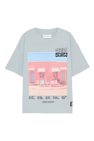 T-shirt - Vert d’eau et ciel