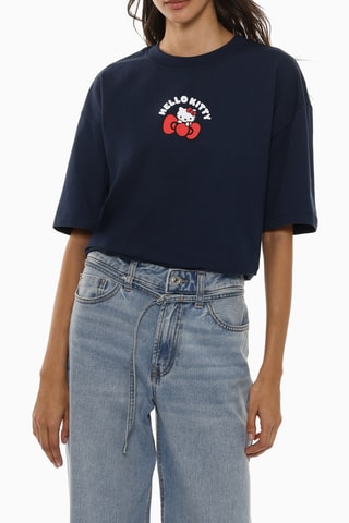 T-shirt Hello Kitty Sanrio - Navy