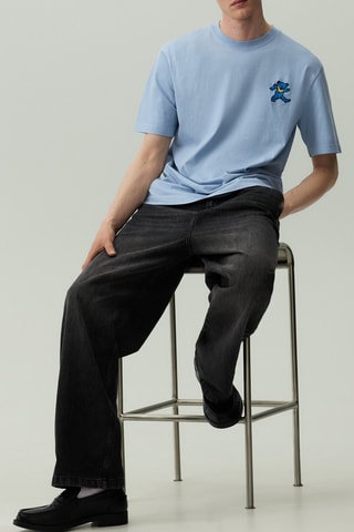 T-shirt - Bleu cobalt