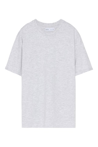 T-shirt oversize - Grigio melange