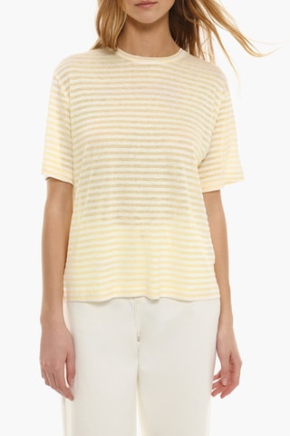 T-shirt - Giallo e bianco