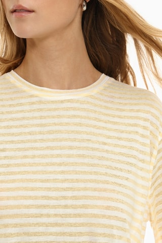 T-shirt - Giallo e bianco
