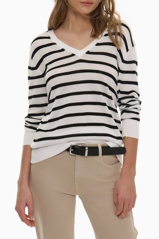 Blouse - Blanc et noir