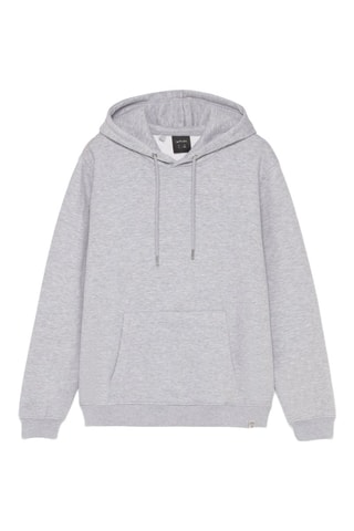 Sweat à capuche - Gris clair chiné