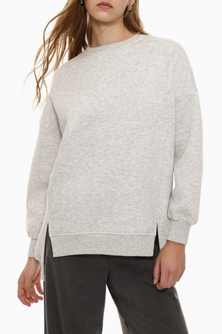 Sweat - Gris clair chiné